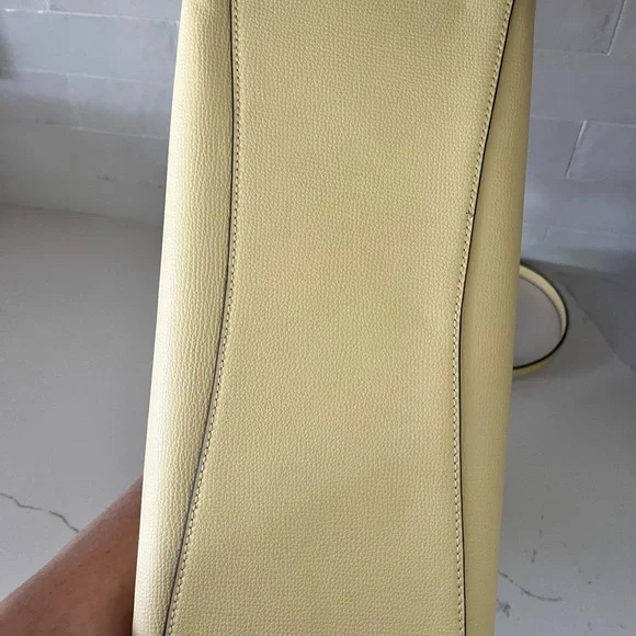 Kate Spade Kristi Yellow Leather Satchel KA696 Purse Butter NWOT Crossbody - Picture 9 of 10